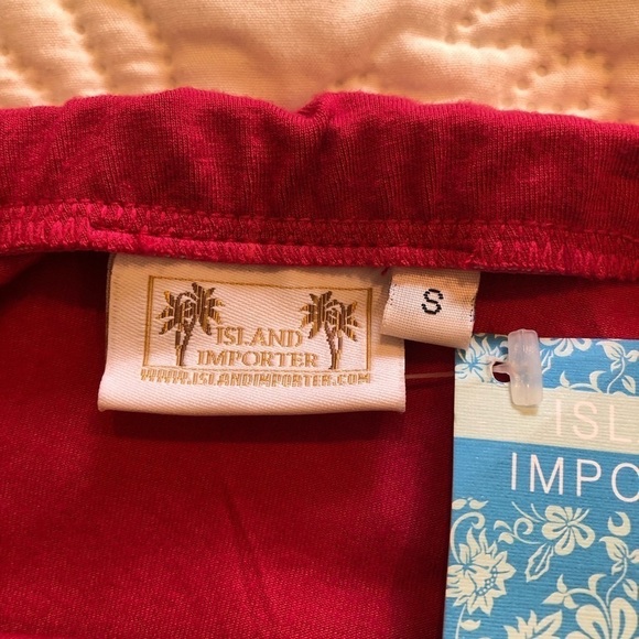 Island Importer/ NWT/ Women's Rayon Cocktail Island Dress/ Bright Pink / S - Picture 11 of 15